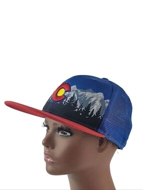 Colorado Mountain Merch Fitted Sublimation Adjustable Cap